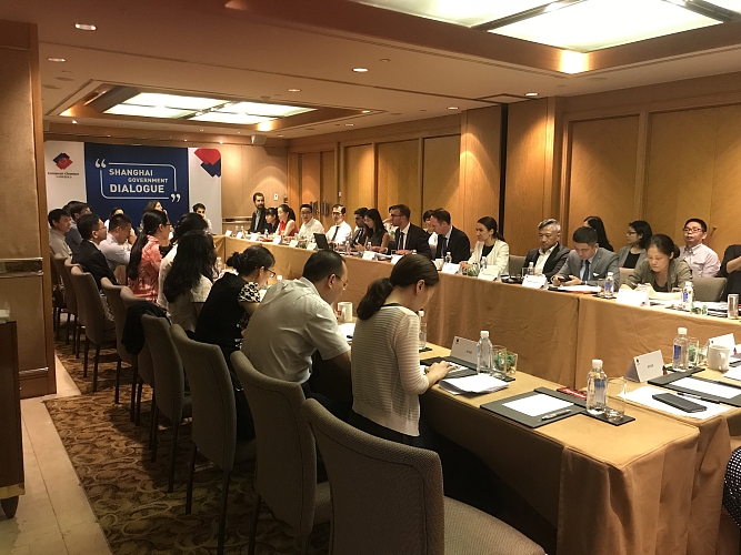 Chamber Hosts First Shanghai Government Dialogue with SCOFCOM